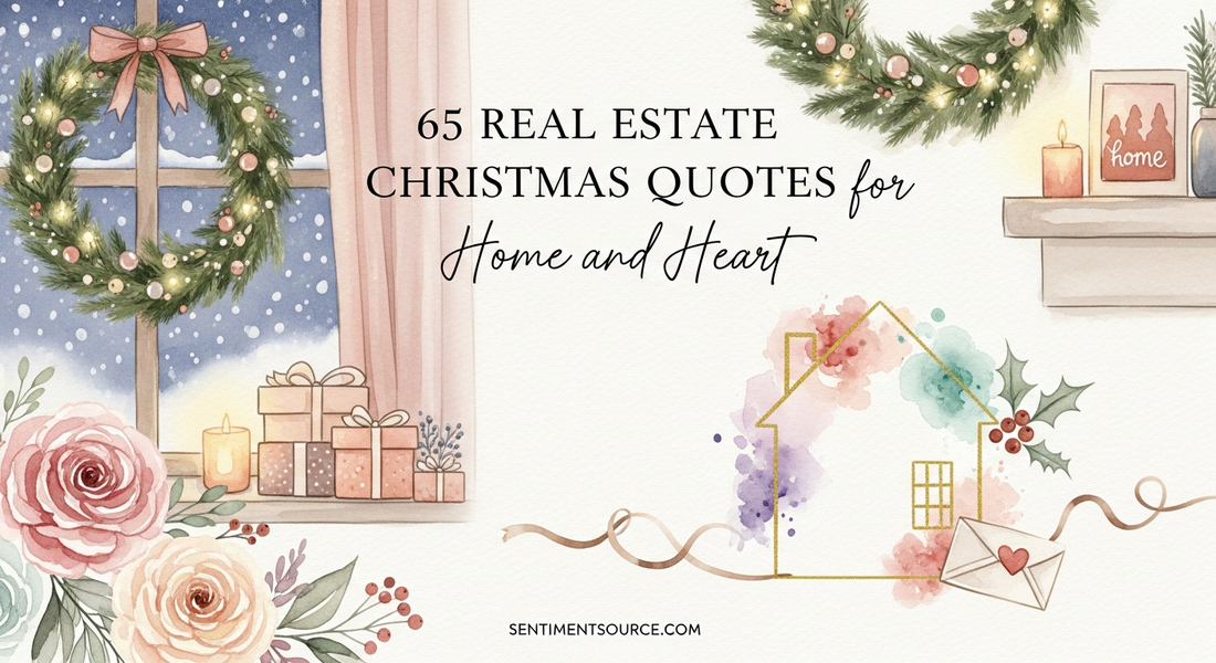 65 Real Estate Christmas Quotes for Home and Heart