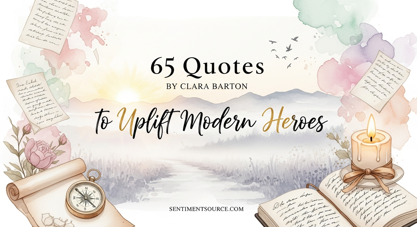 65 Quotes by Clara Barton to Uplift Modern Heroes