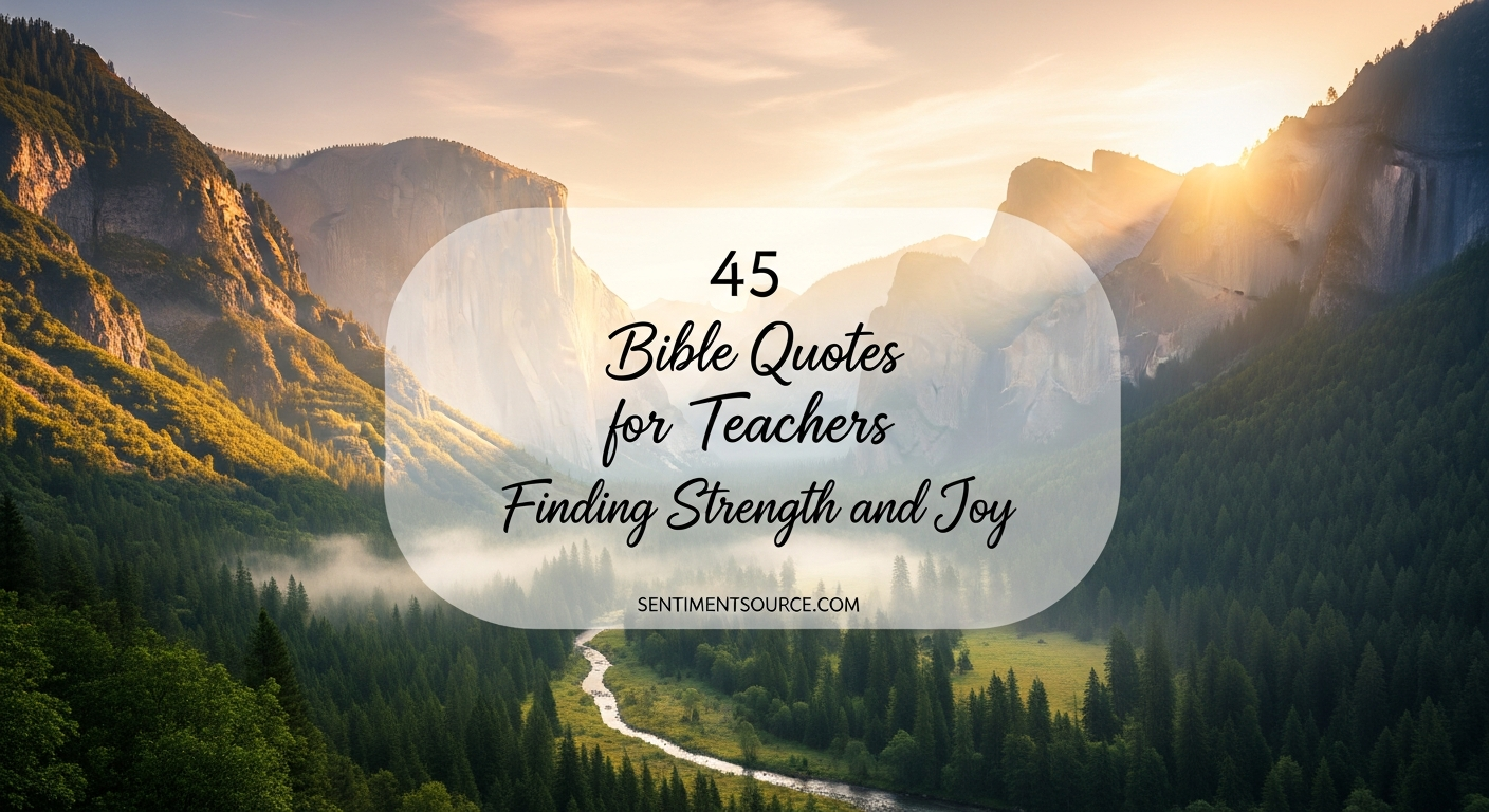 45 Bible Quotes for Teachers Finding Strength and Joy