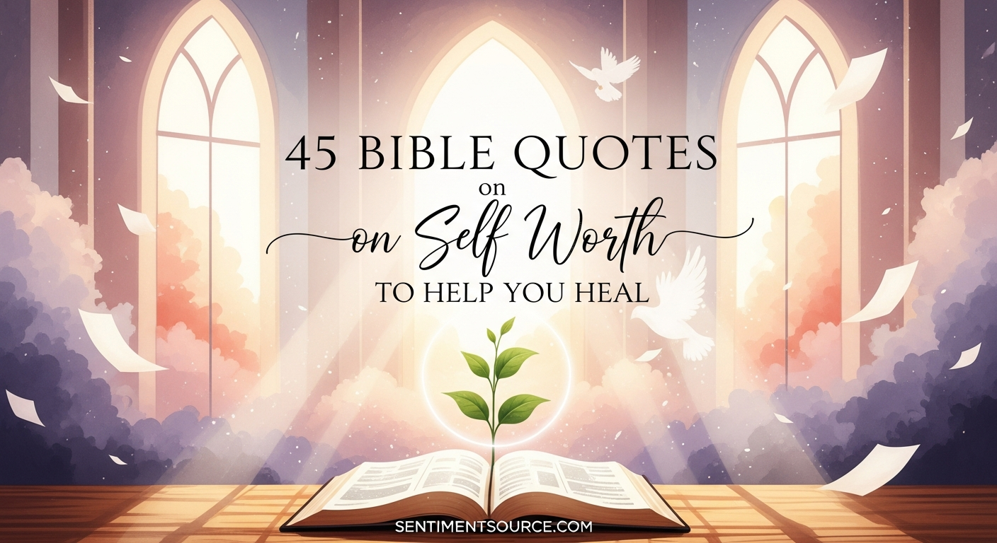 45 Bible Quotes on Self Worth to Help You Heal