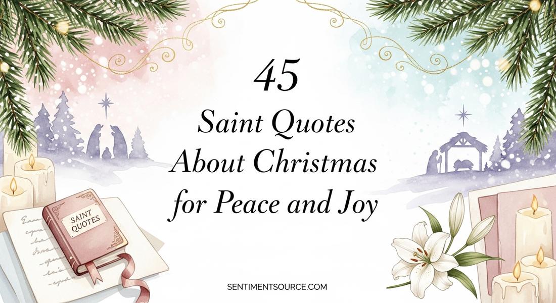 45 Saint Quotes About Christmas for Peace and Joy