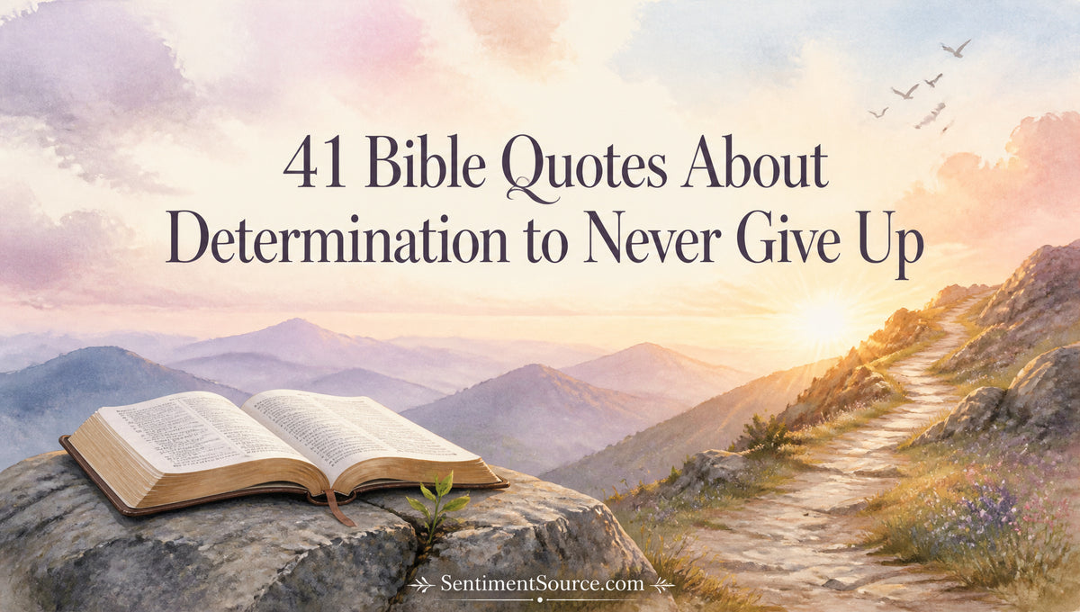 41 Bible Quotes About Determination to Never Give Up