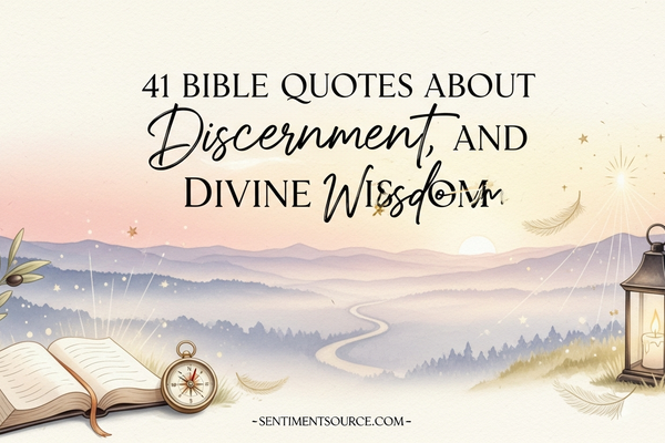 41 Bible Quotes About Discernment and Divine Wisdom