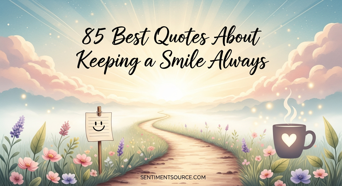 85 Best Quotes About Keeping a Smile Always