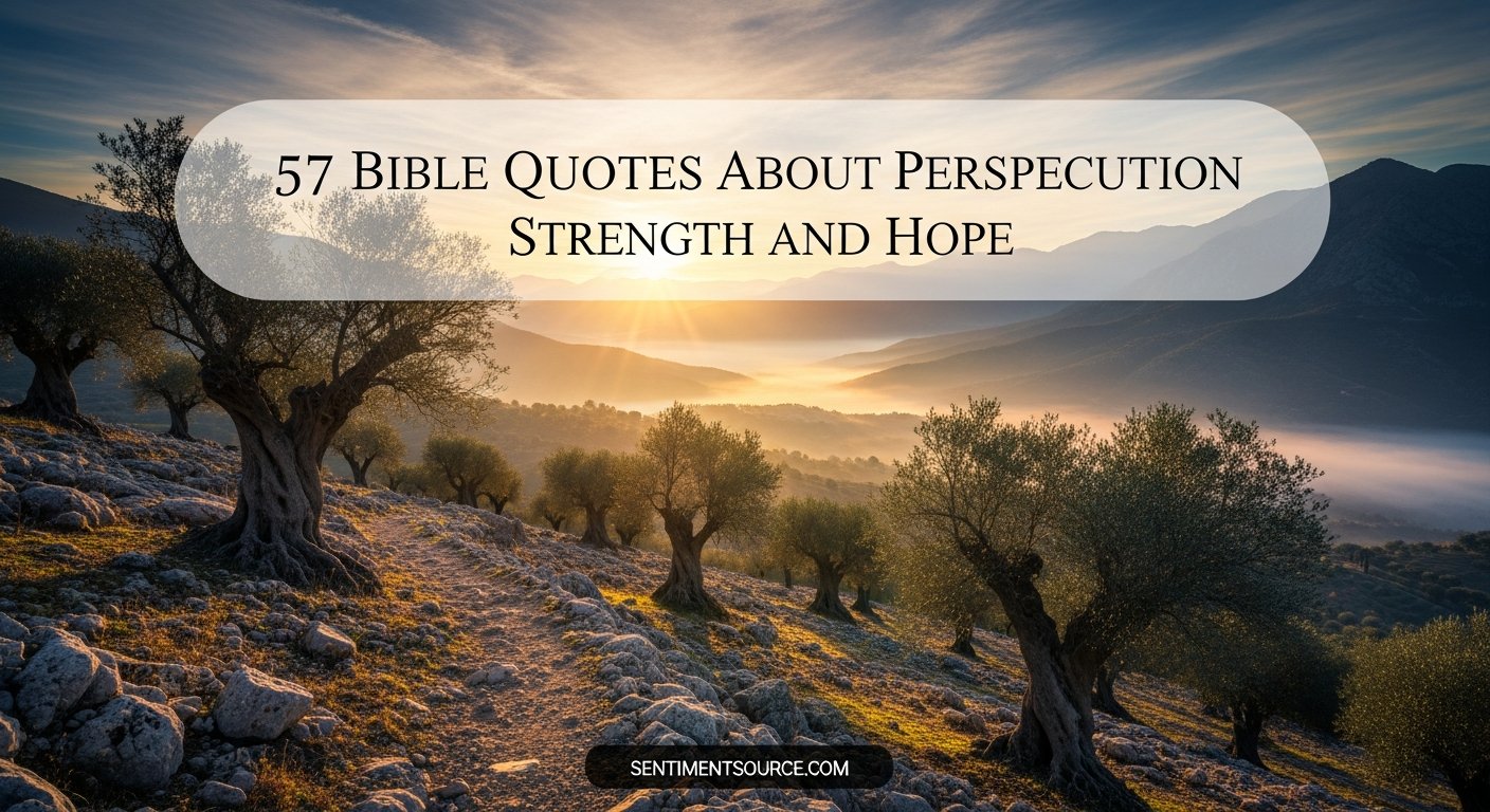 57 Bible Quotes About Persecution Strength and Hope