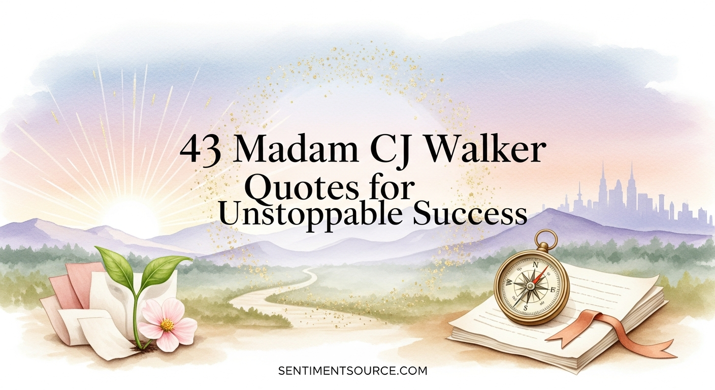 43 Madam CJ Walker Quotes for Unstoppable Success