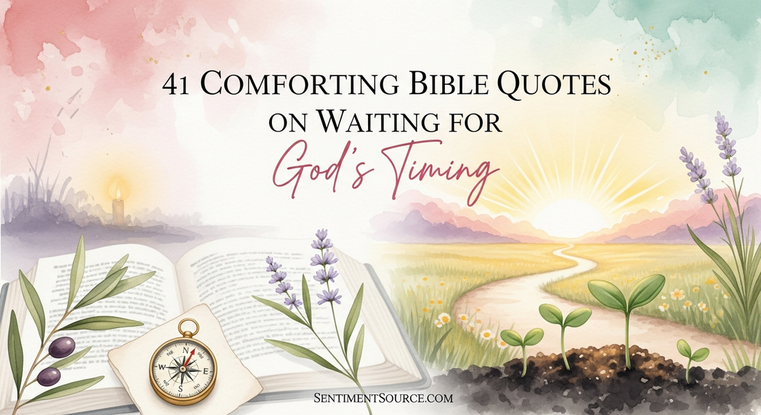 41 Comforting Bible Quotes on Waiting for God's Timing
