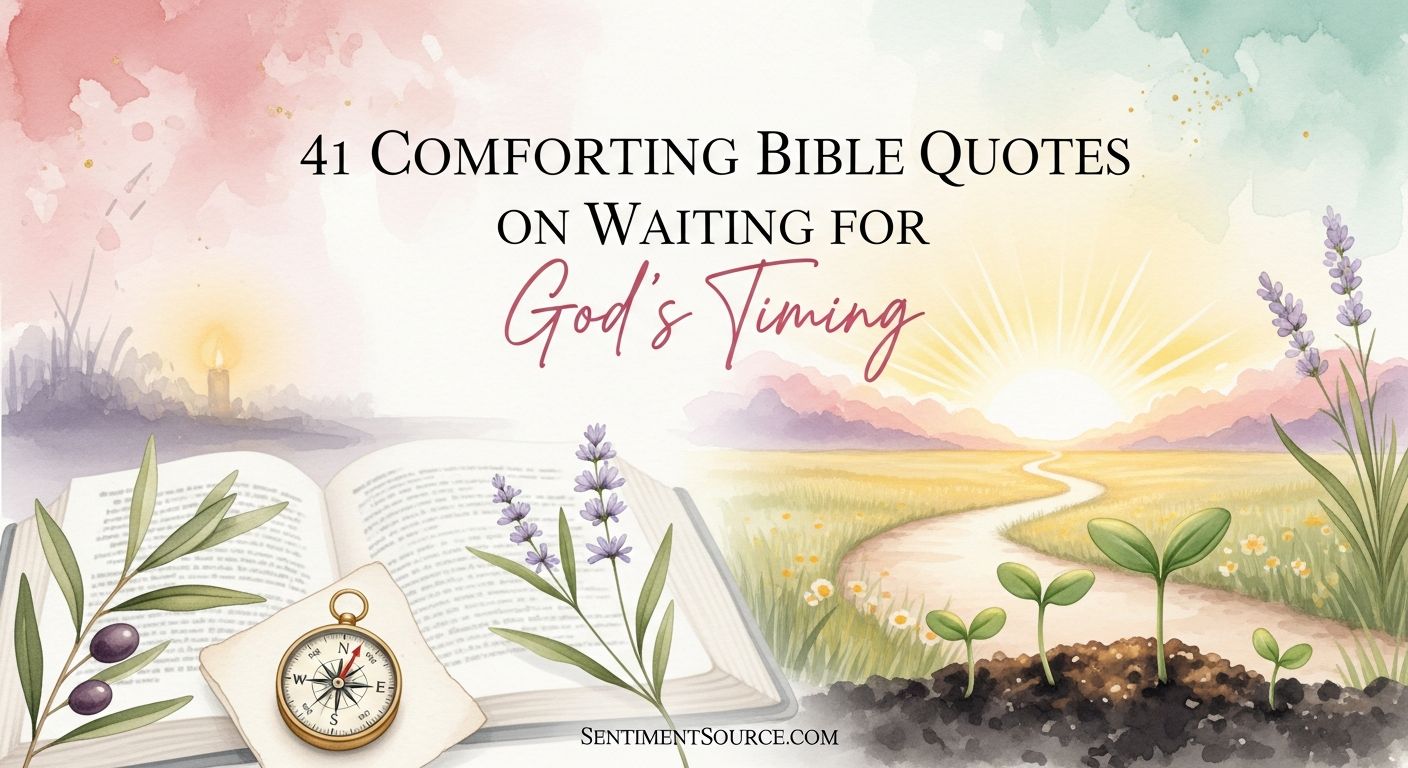 41 Comforting Bible Quotes on Waiting for God's Timing