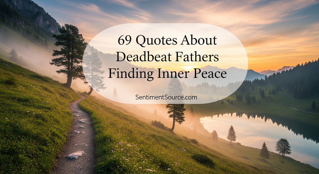 69 Quotes About Deadbeat Fathers Finding Inner Peace