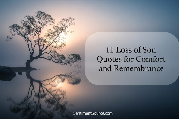 111 Loss of Son Quotes for Comfort and Remembrance