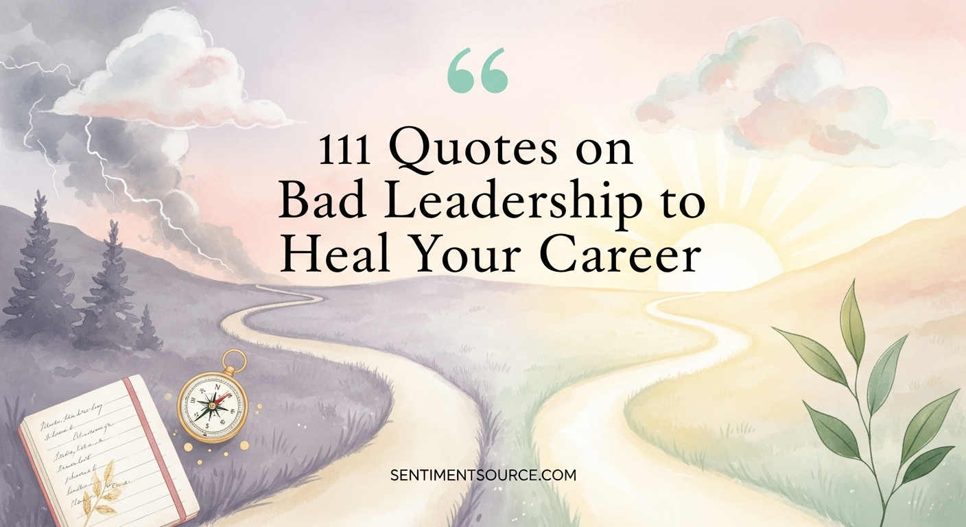 111 Quotes on Bad Leadership to Heal Your Career