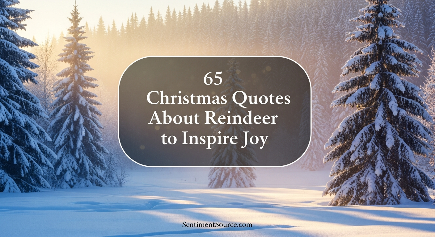 65 Christmas Quotes About Reindeer to Inspire Joy