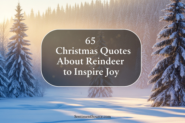 65 Christmas Quotes About Reindeer to Inspire Joy