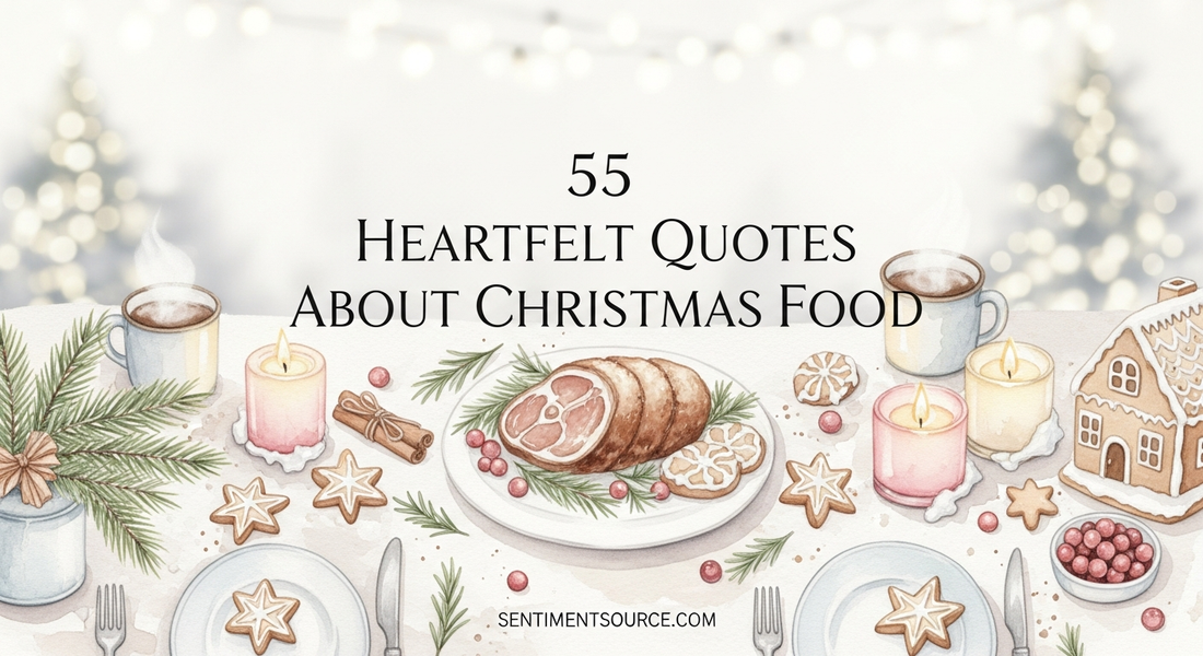 55 Heartfelt Quotes About Christmas Food