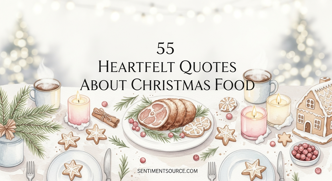 55 Heartfelt Quotes About Christmas Food