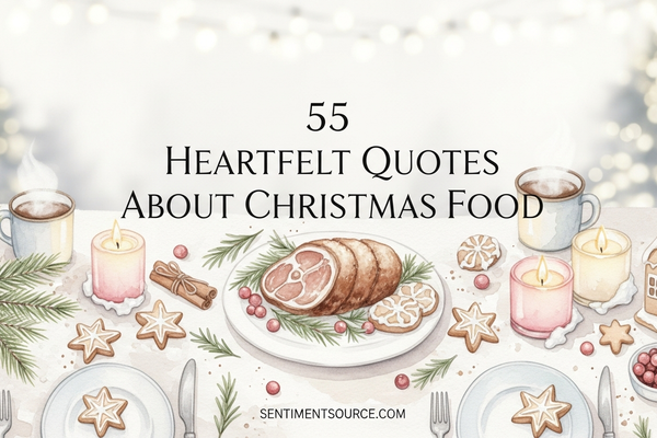 55 Heartfelt Quotes About Christmas Food