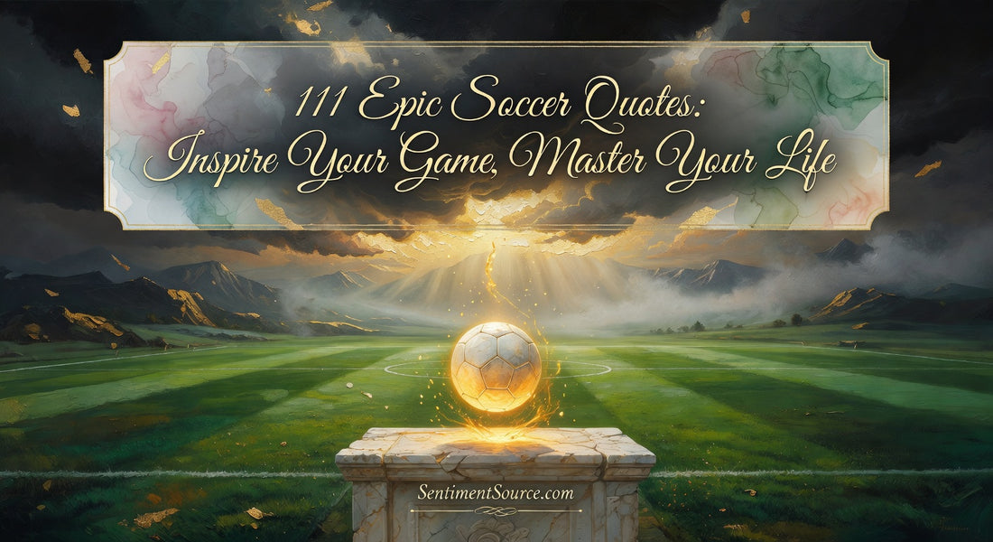 111 Epic Soccer Quotes: Inspire Your Game, Master Your Life