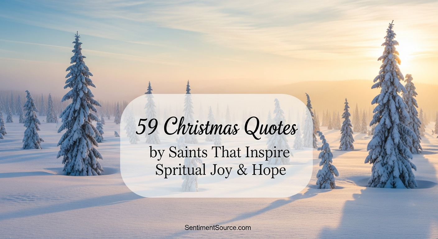 59 Christmas Quotes by Saints That Inspire Spiritual Joy & Hope