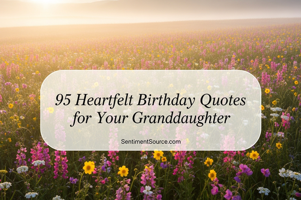 95 Heartfelt Birthday Quotes for Your Granddaughter