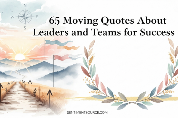 65 Moving Quotes About Leaders and Teams for Success