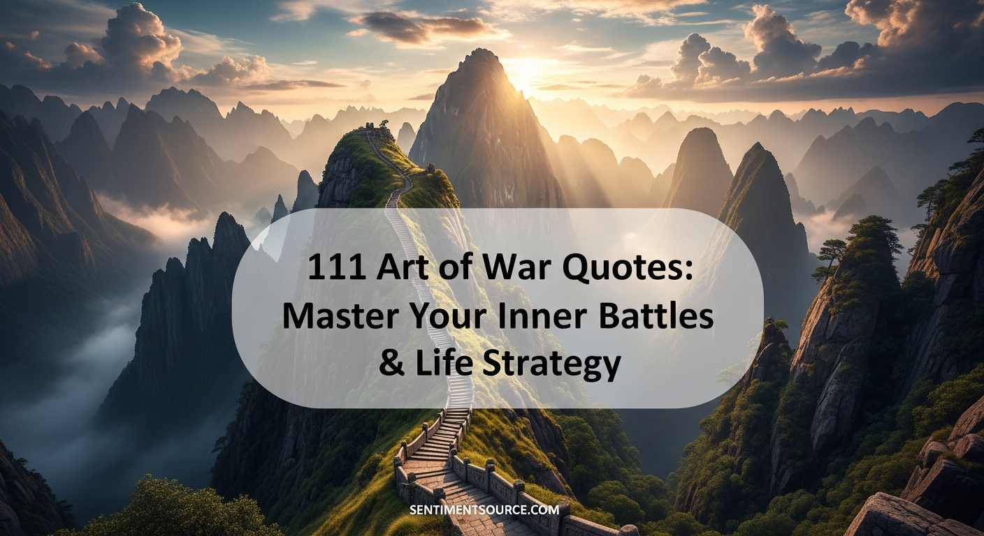 111 Art of War Quotes: Master Your Inner Battles & Life Strategy