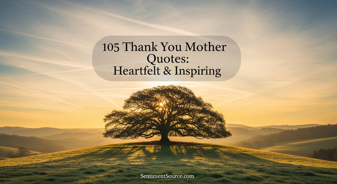 105 Thank You Mother Quotes: Heartfelt & Inspiring