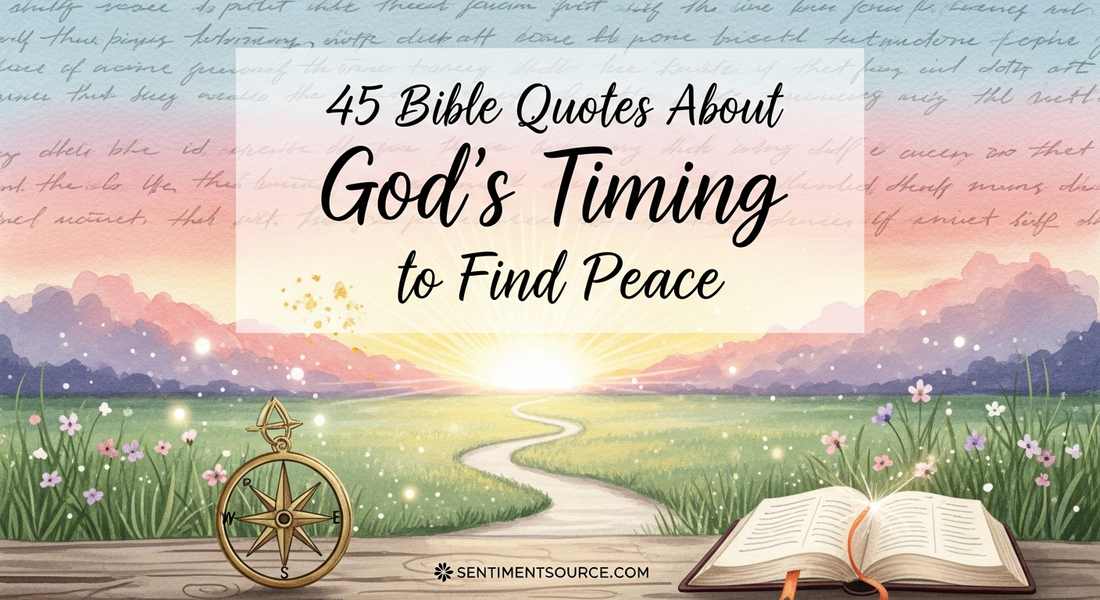45 Bible Quotes About God's Timing to Find Peace