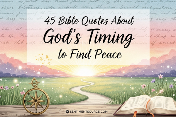 45 Bible Quotes About God's Timing to Find Peace