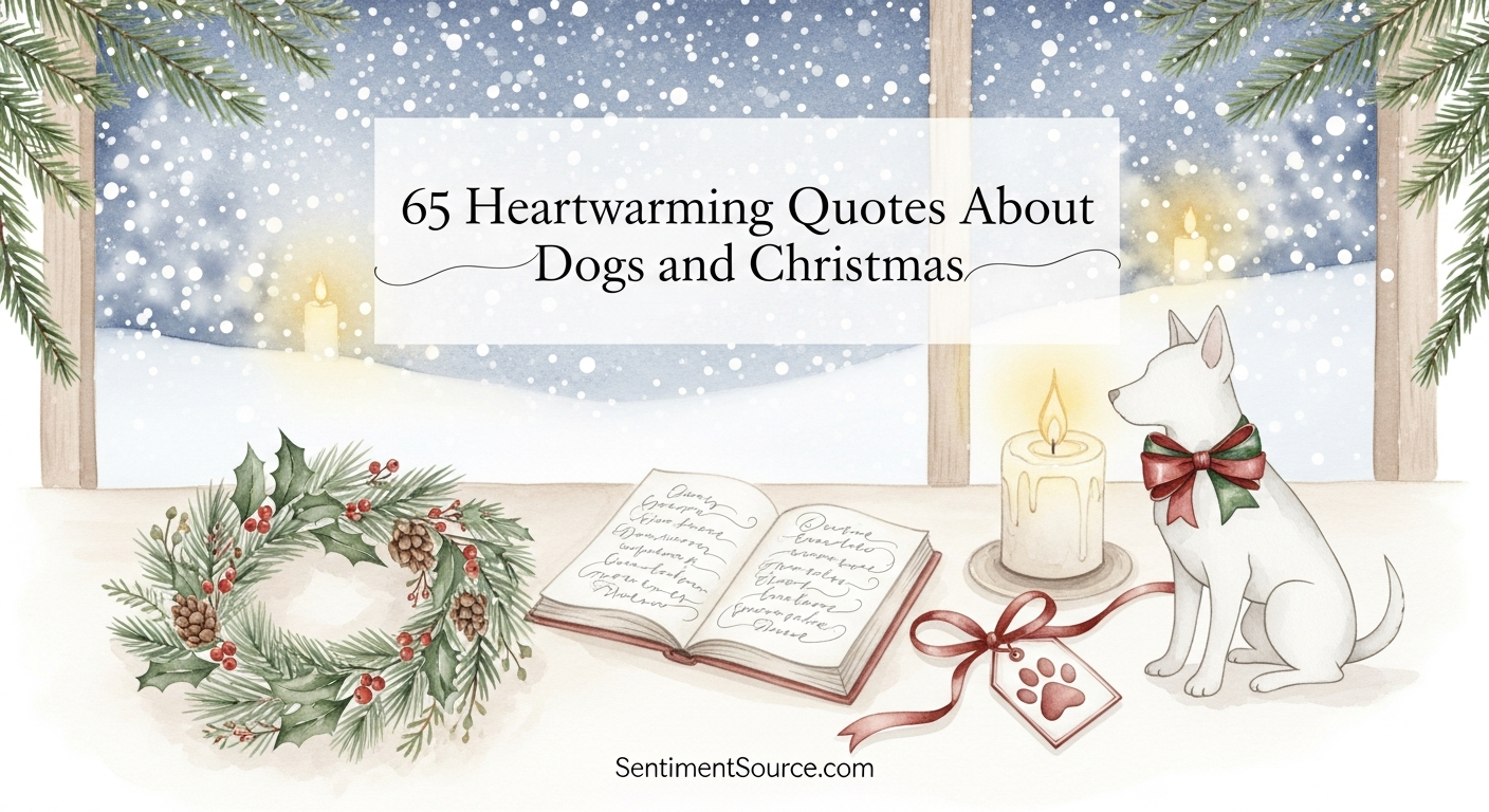 65 Heartwarming Quotes About Dogs and Christmas