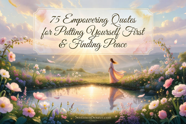 75 Empowering Quotes for Putting Yourself First & Finding Peace