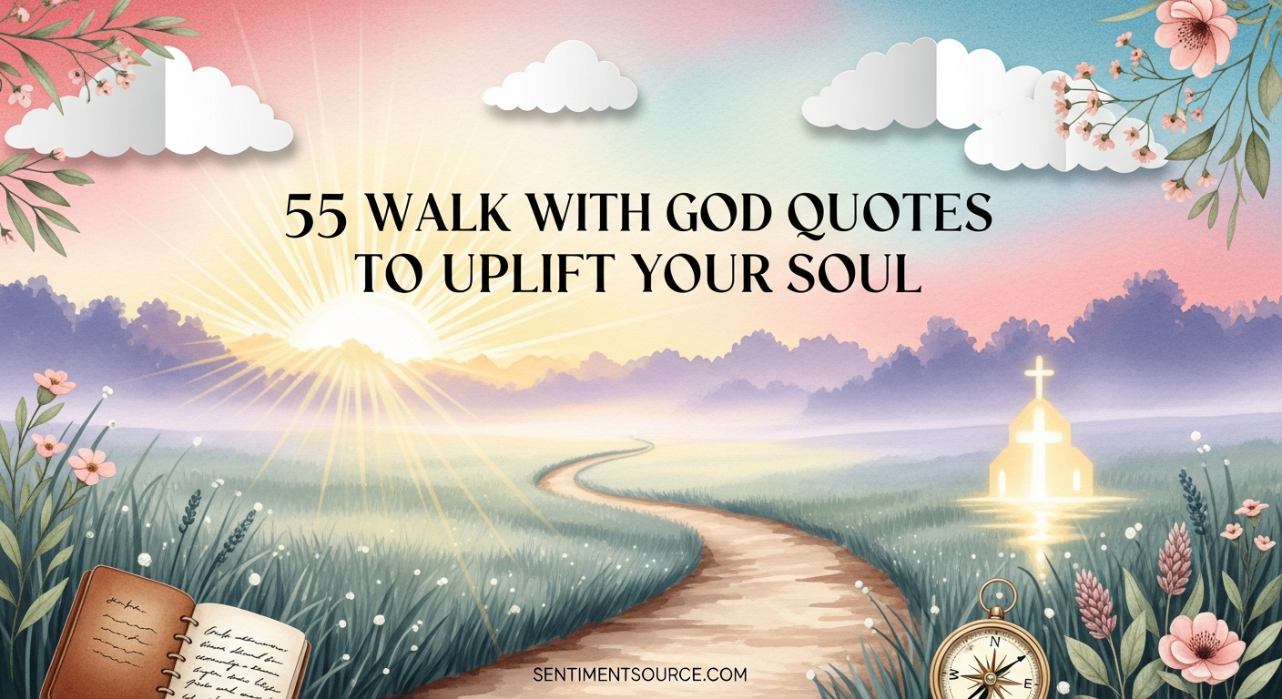 55 Walk With God Quotes to Uplift Your Soul