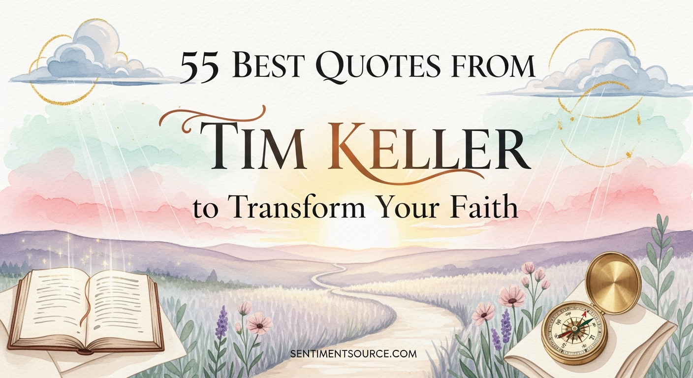 55 Best Quotes from Tim Keller to Transform Your Faith