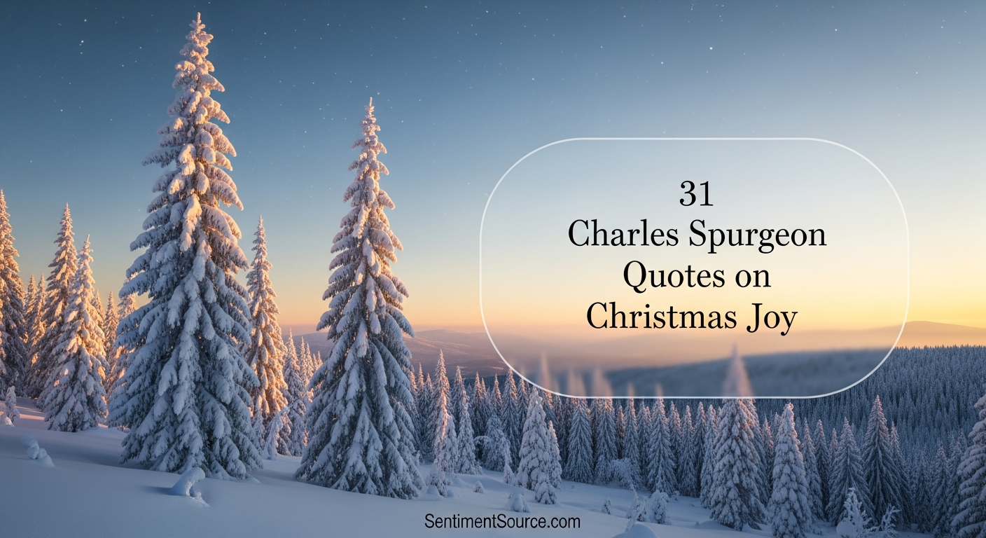 31 Charles Spurgeon Quotes on Christmas Joy