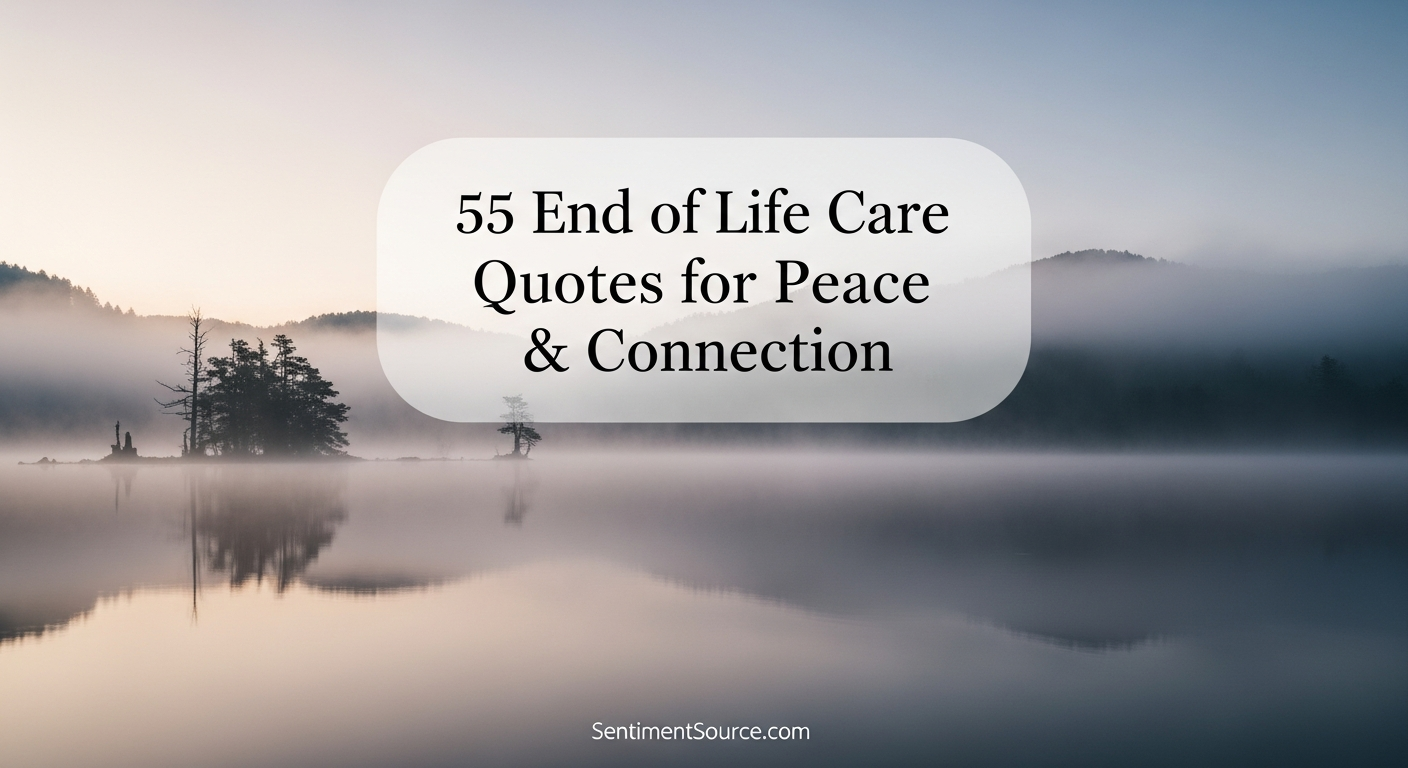 55 End of Life Care Quotes for Peace & Connection