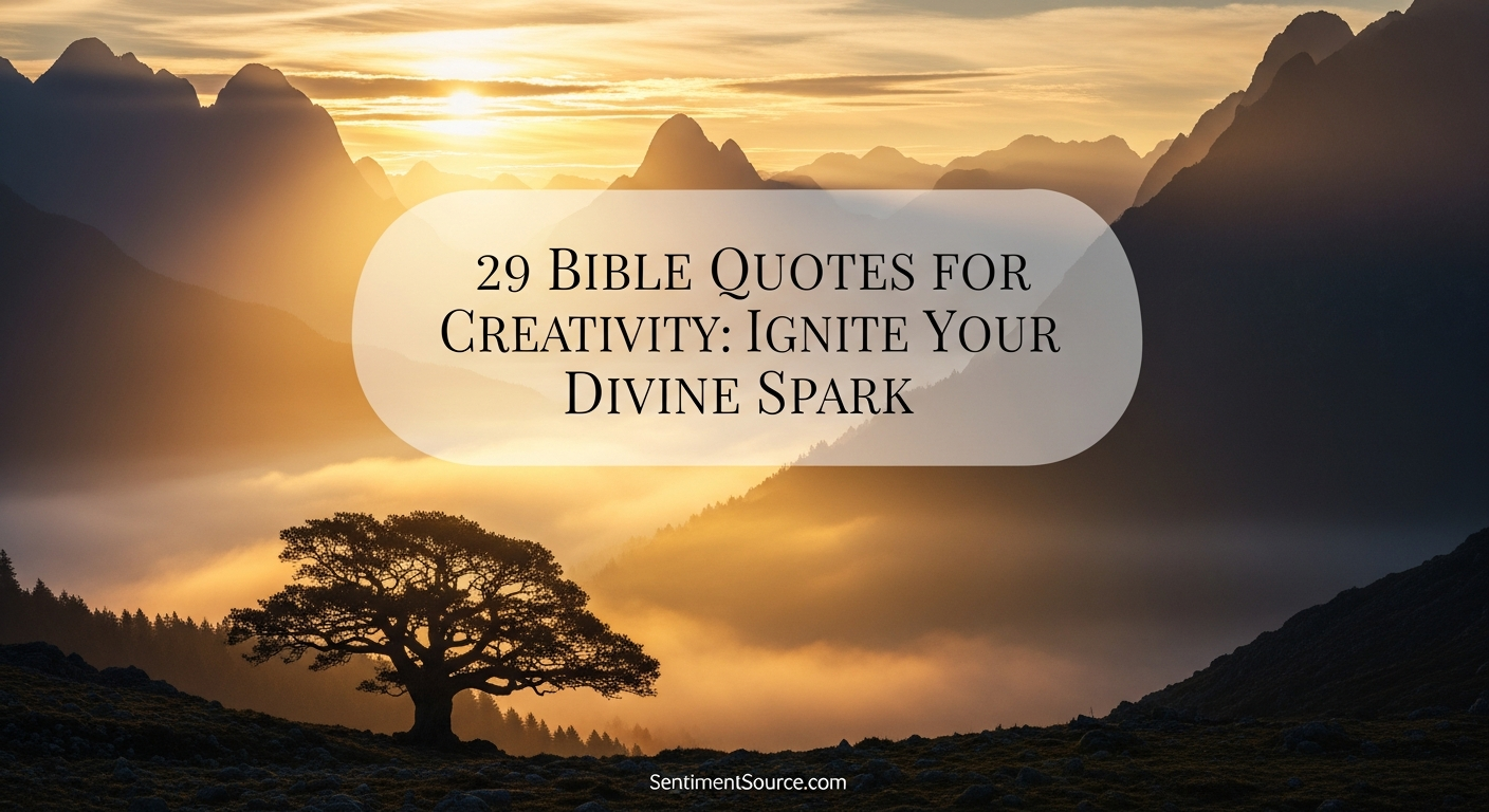 29 Bible Quotes for Creativity: Ignite Your Divine Spark