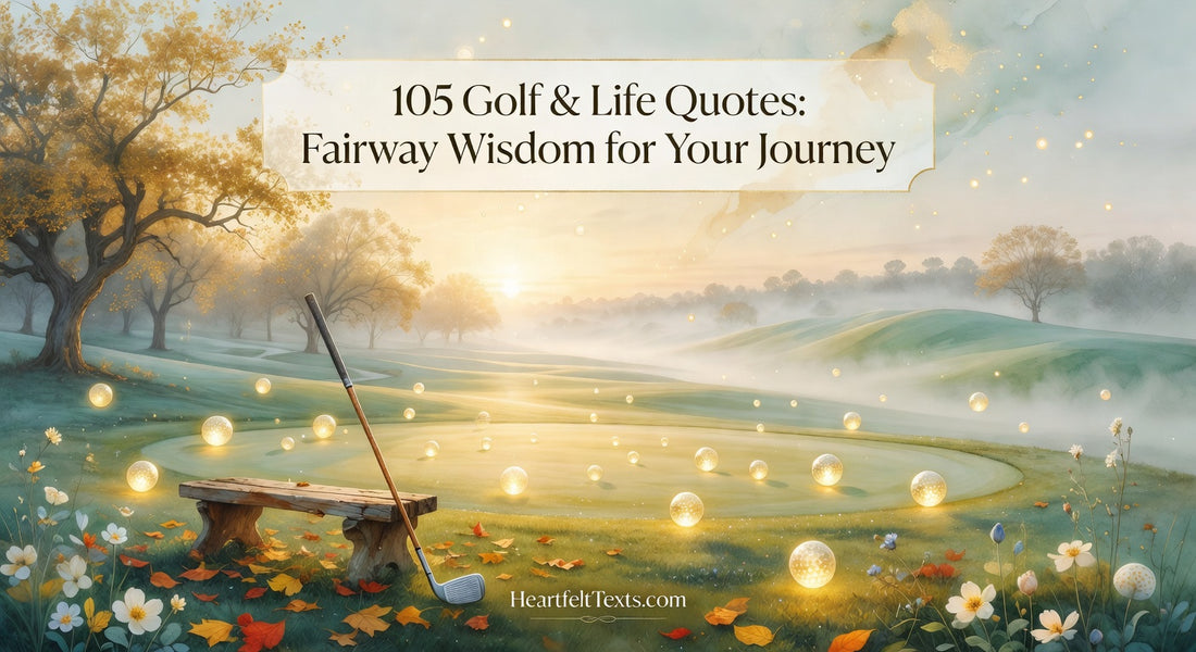 105 Golf & Life Quotes: Fairway Wisdom for Your Journey