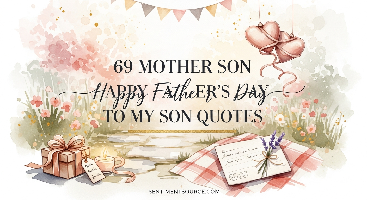 69 Mother Son Happy Father's Day to My Son Quotes