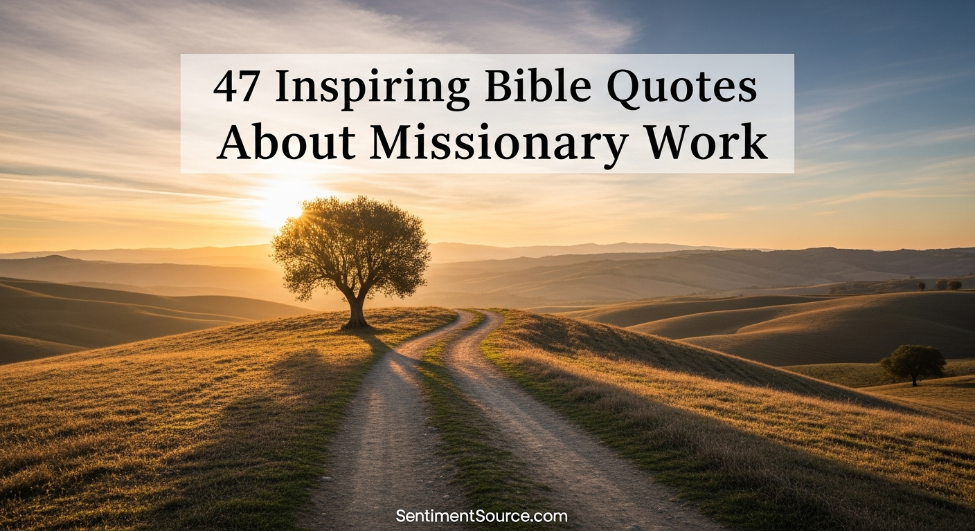 47 Inspiring Bible Quotes About Missionary Work