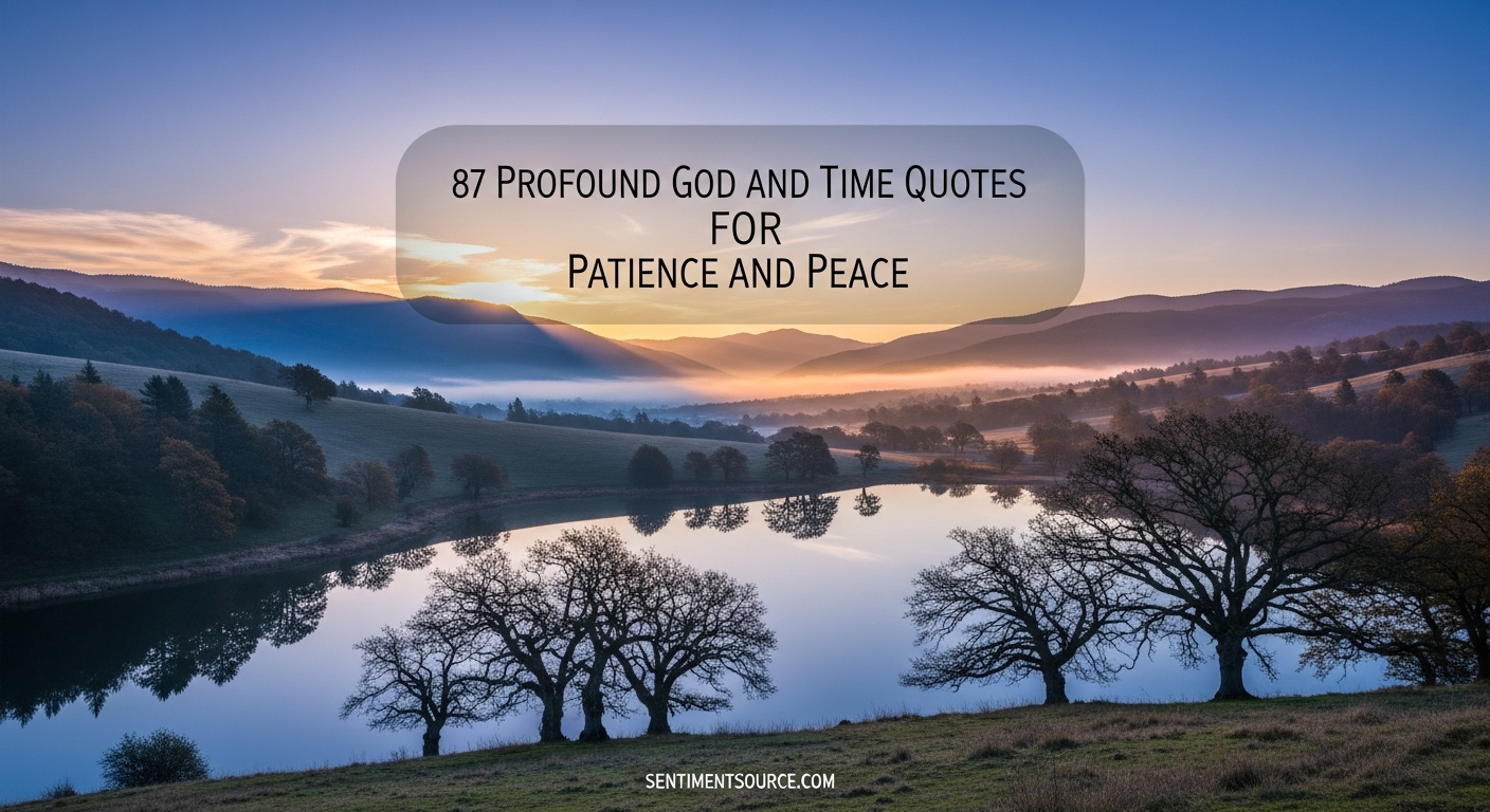 87 Profound God and Time Quotes for Patience and Peace