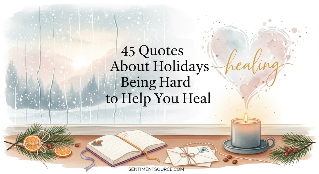 45 Quotes About Holidays Being Hard to Help You Heal