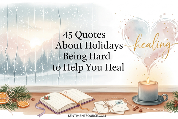 45 Quotes About Holidays Being Hard to Help You Heal