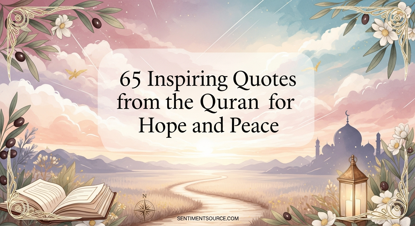 65 Inspiring Quotes from the Quran for Hope and Peace