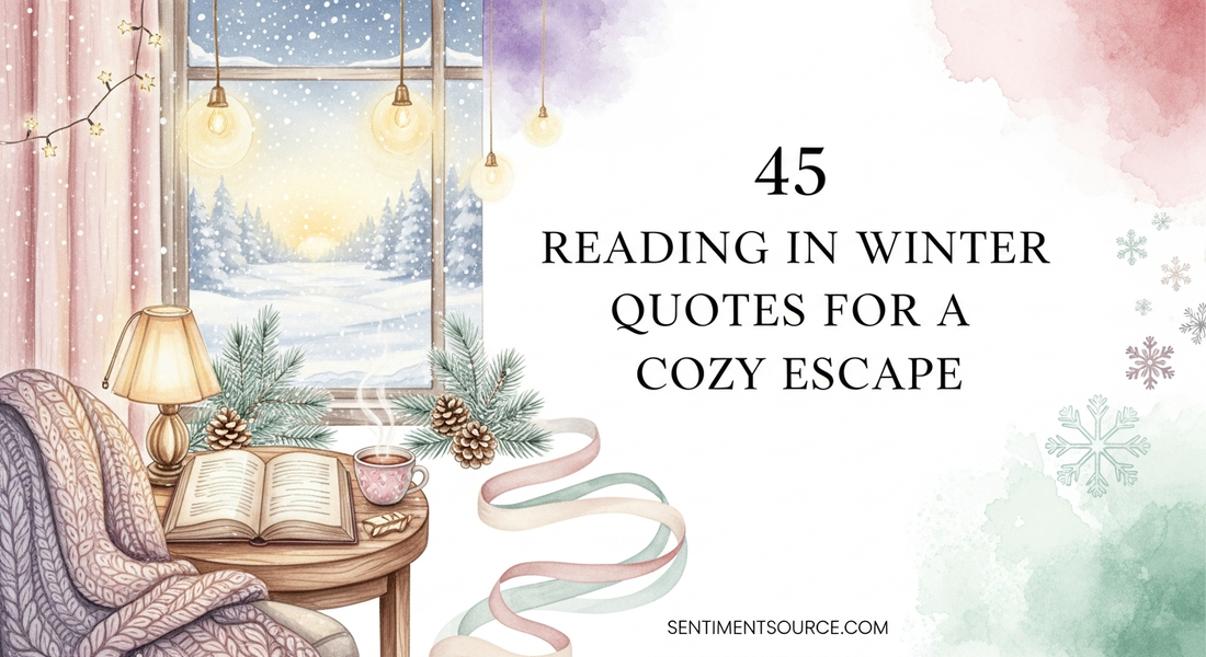 45 Reading in Winter Quotes for a Cozy Escape