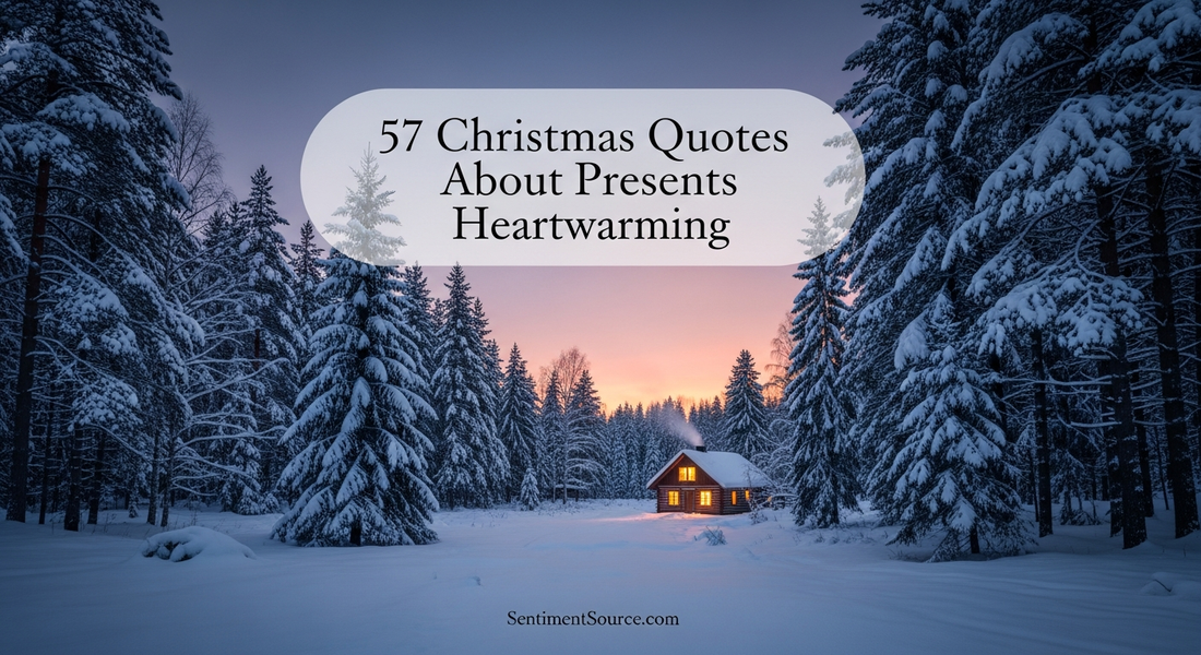 57 Christmas Quotes About Presents Heartwarming