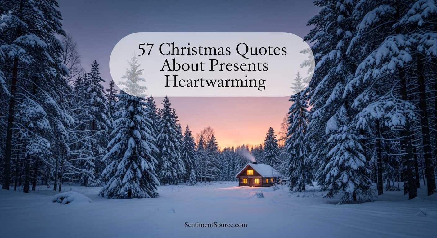 57 Christmas Quotes About Presents Heartwarming