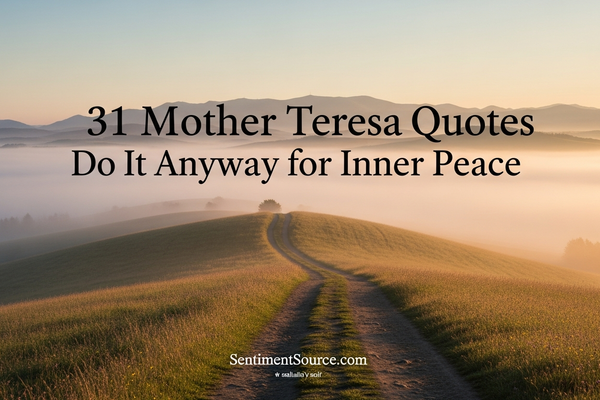 31 Mother Teresa Quotes Do It Anyway for Inner Peace