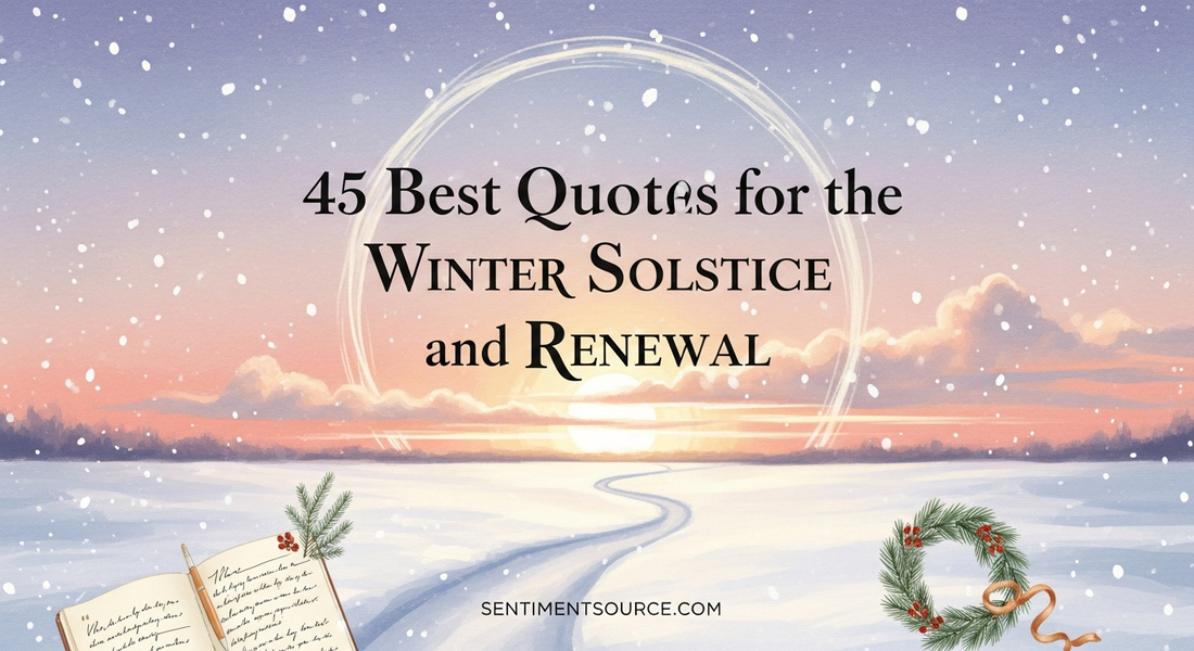 45 Best Quotes for the Winter Solstice and Renewal