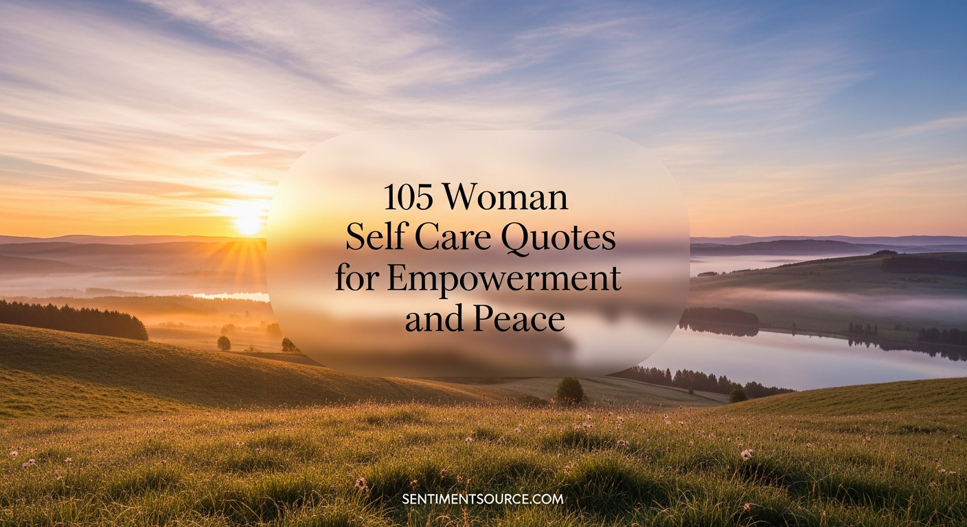 105 Woman Self Care Quotes for Empowerment and Peace