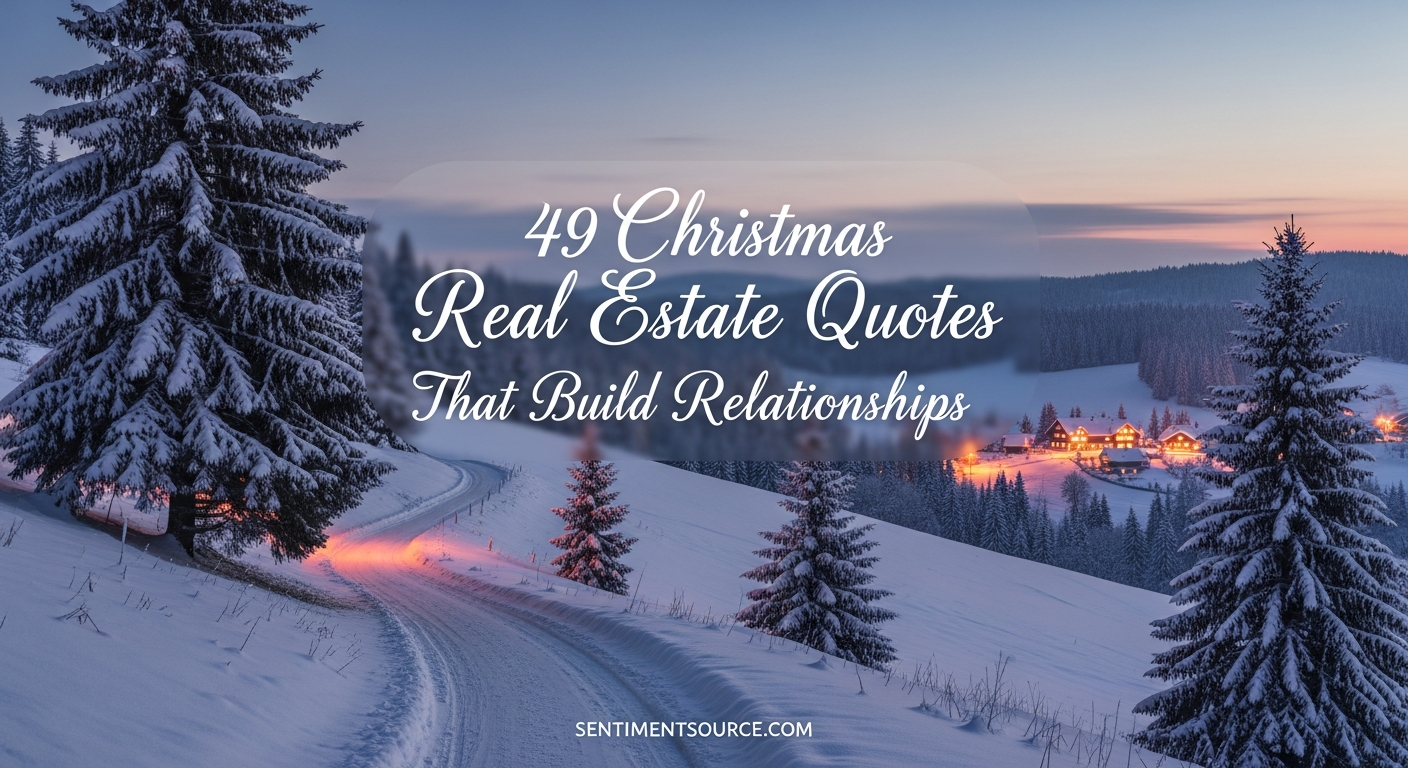 49 Christmas Real Estate Quotes That Build Relationships