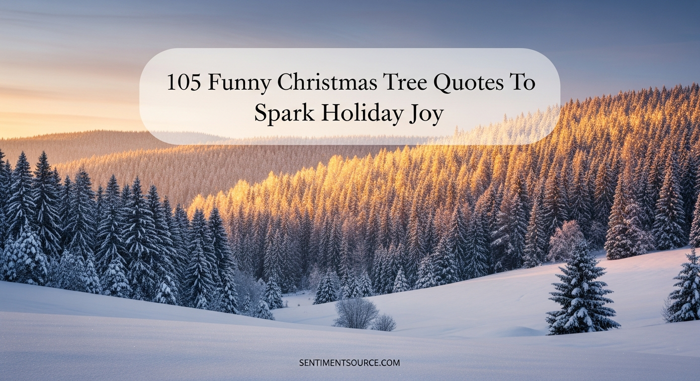 105 Funny Christmas Tree Quotes To Spark Holiday Joy